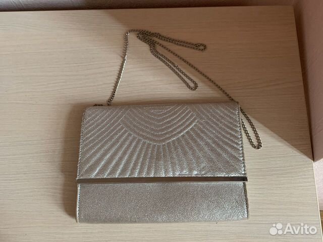 Сумка женская,серебристая
