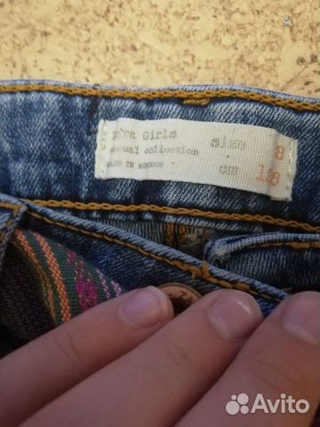 Джинсы zara, 128