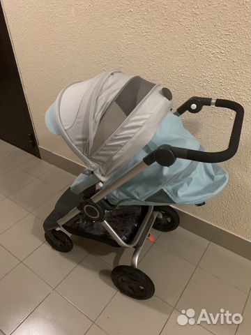 Коляска Stokke Scoot v2 + мягкая люлька Stokke Коляска Stokke Scoot v2 + мягкая люлька Stokke