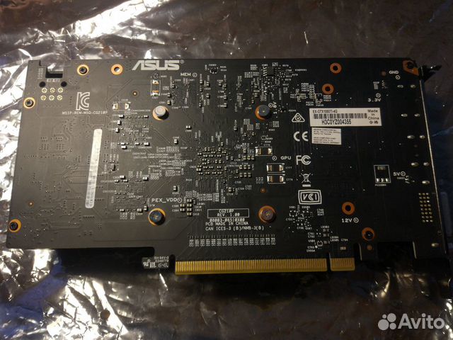 Видеокарта asus gtx 1050ti 4gb expedition