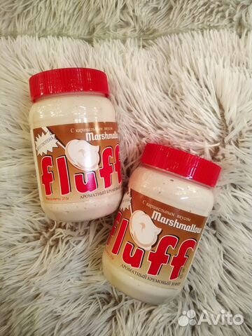 Fluff Marshmallow Кремовый зефир в баночке