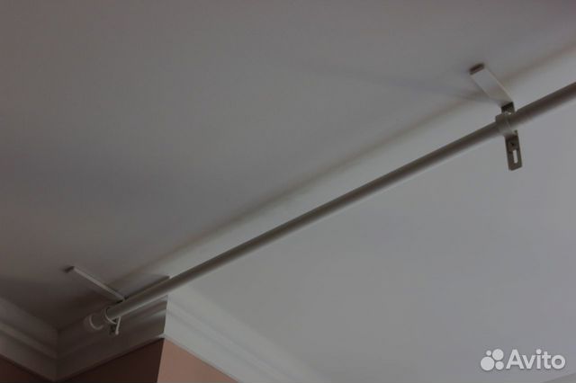 Карниз двойной белый/ гардинный Карниз двойной белый/ гардинный