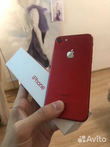 iPhone 7 RED 32 gb ещё и чехлы iPhone 7 RED 32 gb ещё и чехлы