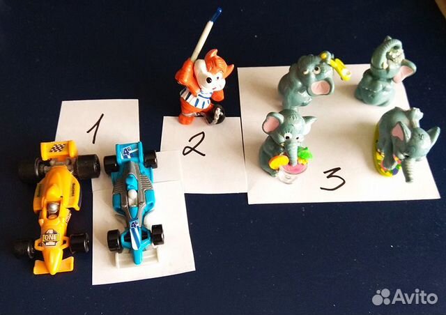 Игрушки из киндер-сюрпризов