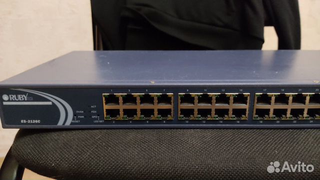 Маршрутизатор, коммутатор, свитч Ruby ES-2126C