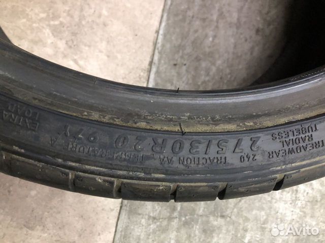 275 30 20 Dunlop sport maxx GT run Flat