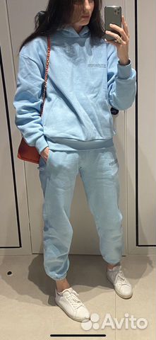 Костюм pangaia Celestial Blue худи и штаны Костюм pangaia Celestial Blue худи и штаны