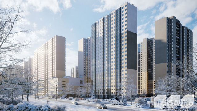 2-к квартира, 52.9 м², 12/25 эт. 2-к квартира, 52.9 м², 12/25 эт.