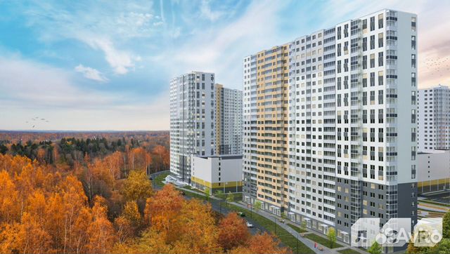 1-к квартира, 36.5 м², 19/22 эт.