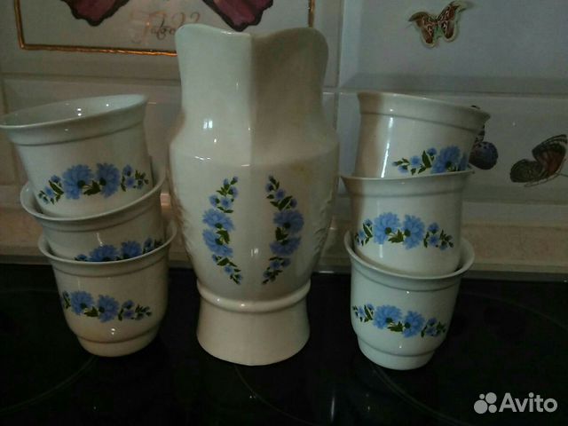 Набор для сока,воды.Керамика