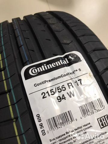 Новые Continental ContiPremiumContact 5 215/55 R17