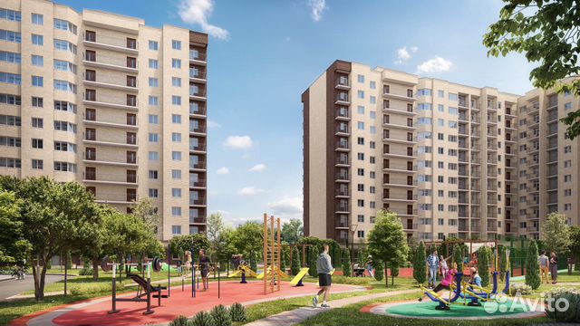 1-к квартира, 36.4 м², 9/12 эт. 1-к квартира, 36.4 м², 9/12 эт.