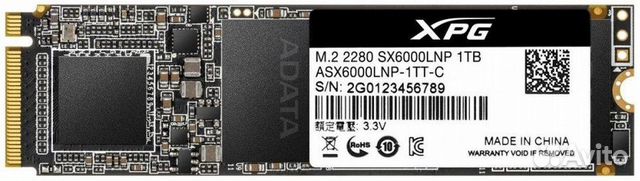 SSD накопитель A-data XPG SX6000 Lite 1 Tb