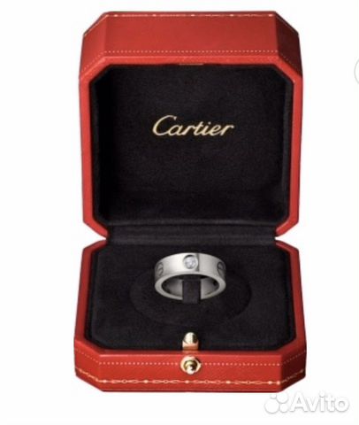 Кольцо cartier love белое золото Кольцо cartier love белое золото