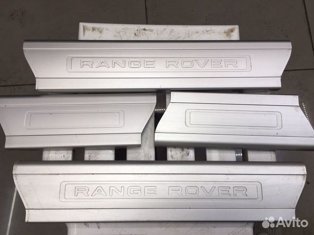 Накладки порогов range rover, range rover sport, L
