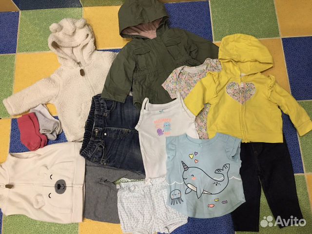 Вещи детские пакетом на девочку 6М (6 месяцев)