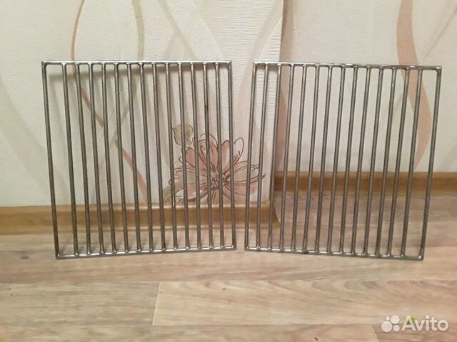 Решетка из нержавейки в мангал для барбекю