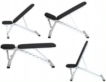 Скамья для жима со стойками 500кг нагрузка