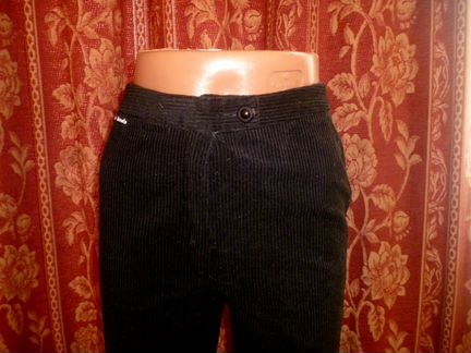 Брюки вельветовые Франция черные