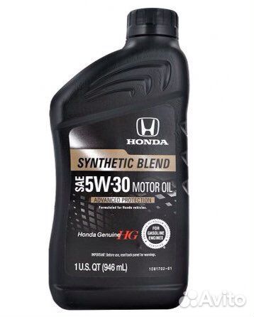 Масло honda 5W30 Synthetic Blend SP/GF-6A -1л