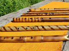 Флейта Сякухати ручной работы из бамбука