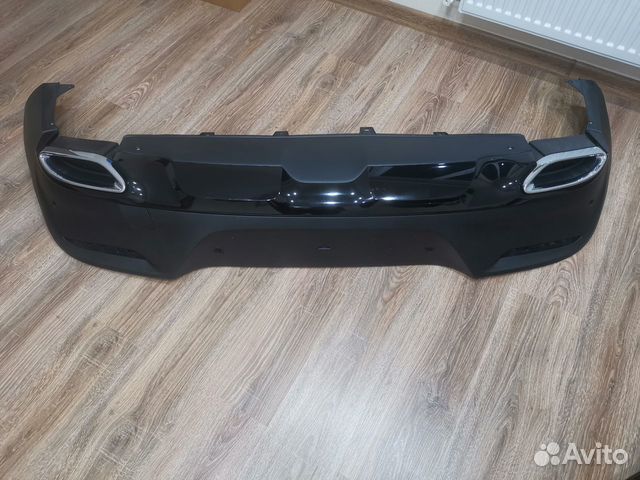 Юбка заднего бампера на Mercedes AMG C292