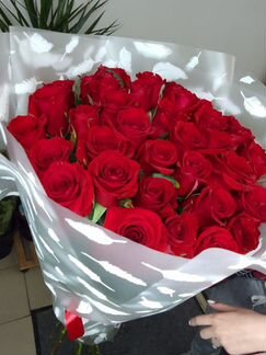 Букет 101 роза/Красные розы