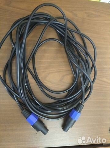 Кабель speakon-speakon, 10 м, 2 шт