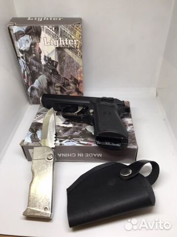 Зажигалка пистолет