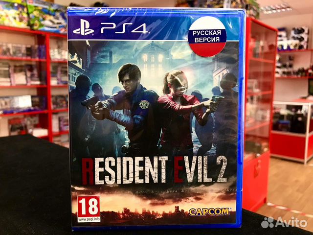 Диск PS4 Resident Evil 2 (Новый)