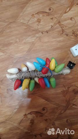 Елочная гирлянда (шишки) СССР