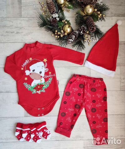 Костюм новогодний, размер 80