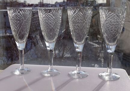 Хрусталь вазы фужеры