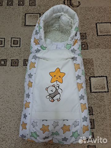 Конверт на выписку зимний бу