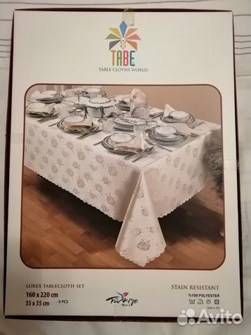 Скатерть и 6 салфеток