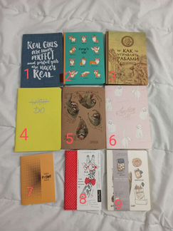 Блокноты ежедневники тетради книги