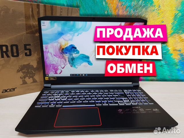 Ноутбук игровой Acer на Core i5 10300H с RTX 3060