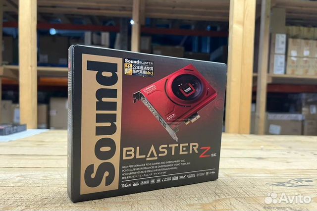 Новые звуковые карты Creative sound blaster Z SE