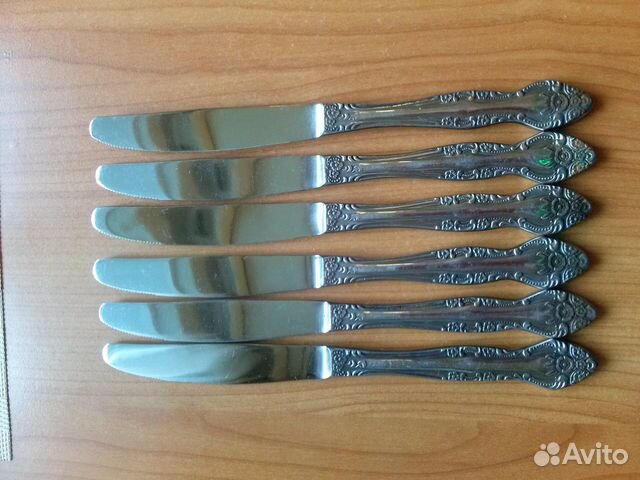 Ножи нержавеющая сталь 6 штук