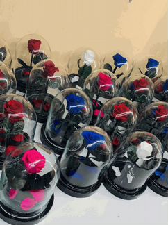 Роза в колбе