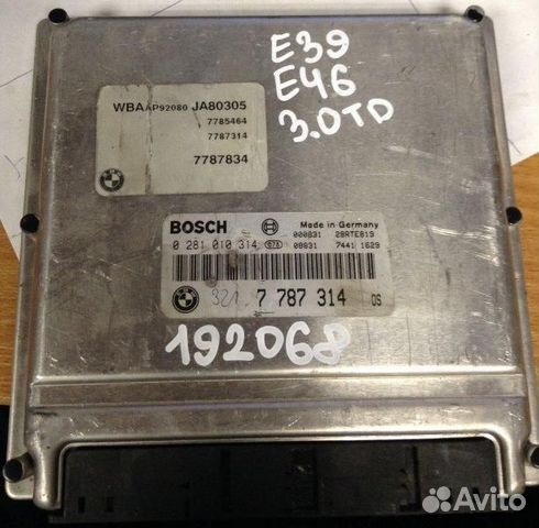 Блок управления двигателем BMW 5 E39 1999