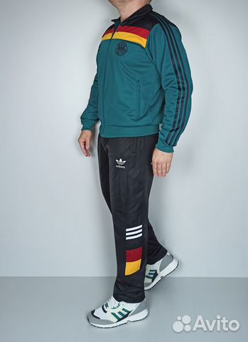 Новый костюм adidas Германия - зеленый 80 90