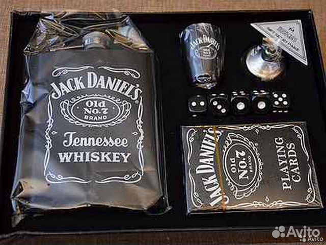 Подарочный набор фляга с картами Jack Daniel’s