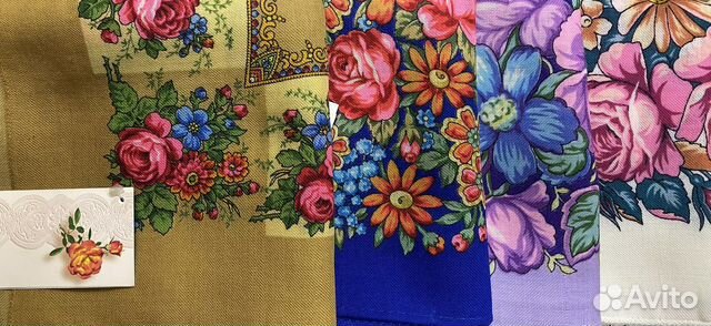 Павловопосадский платок шерсть изразец и др