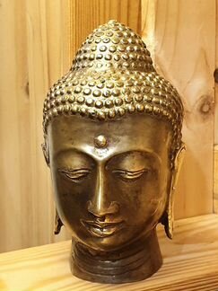 Будда бронзовая голова, Бали, 2 шт