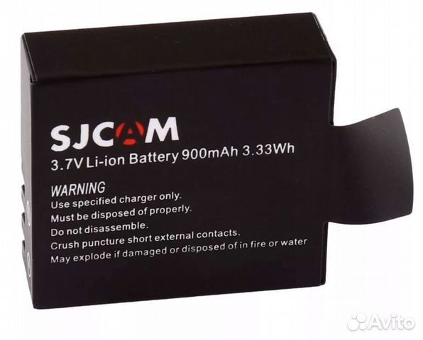 Аккумулятор sjcam 3.7В 900mAh