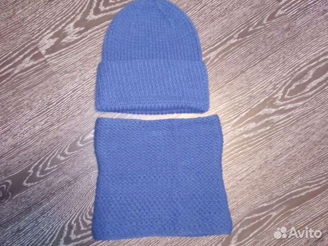 Комплект шапка и снуд