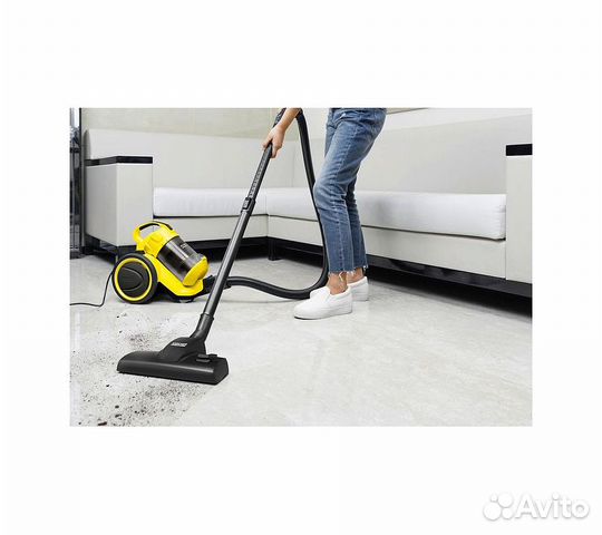 Пылесос Karcher VC 3 Floor *RU 700Вт желтый/черный