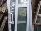 Дверь уличная стекляная распашная, окна витражн и объявление продам