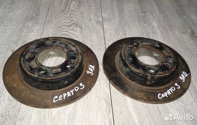 Диск тормозной задний Kia Cerato 3 YD 2017